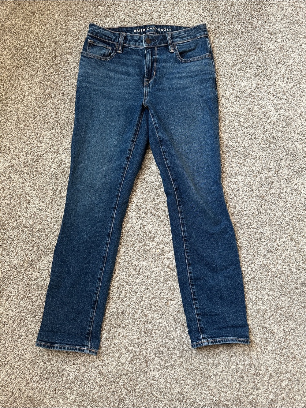 American Eagle Outfitters Women’s Dark Blue Skinny Jeans SIZE 2 SHORT
